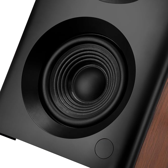 Bookshelf Speakers with Deep Bass, 80W Peak Output HiFi Gaming Computer Speakers