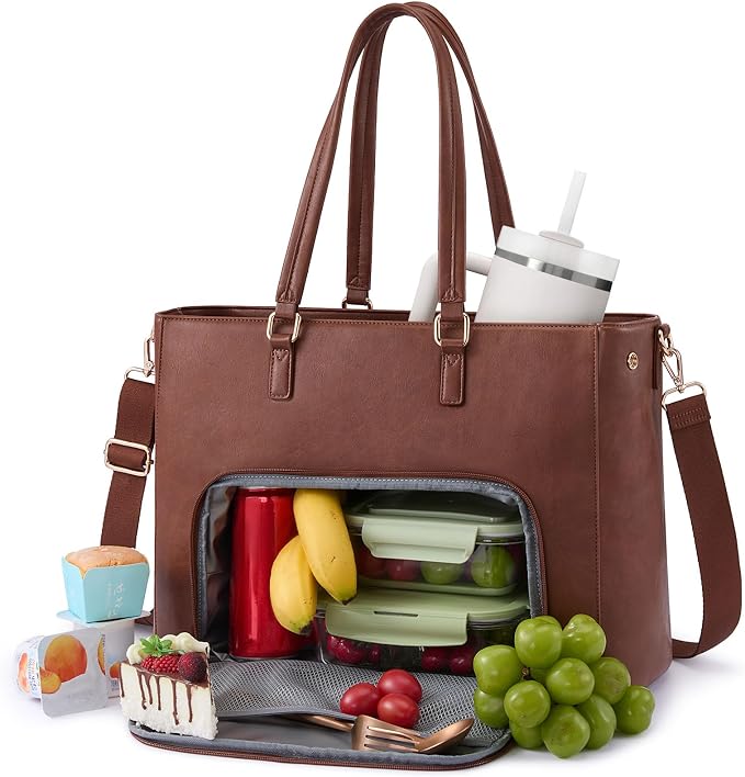 LOVEVOOK Lunch Tote Bag for Women, 3 in 1 Work Bag