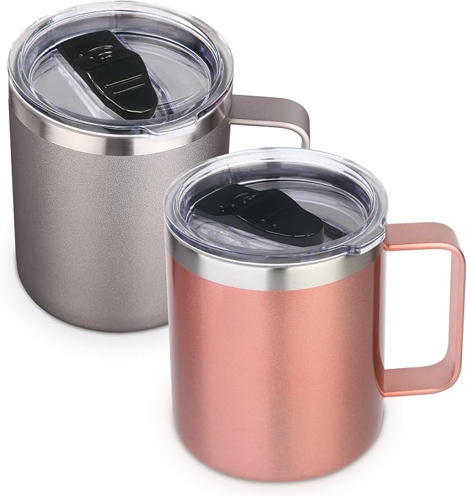 Volhoply 14oz Insulated Stainless Steel Coffee Mug