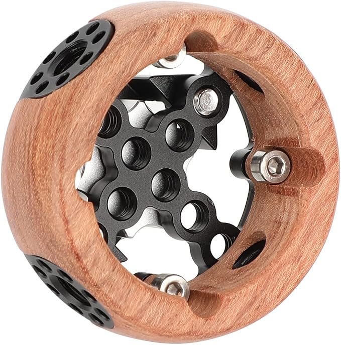 CAMVATE Round Hand Wheel with M6 Rosette Mount