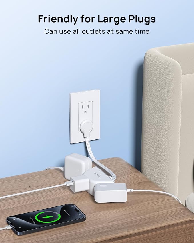 TROND Flat Outlet Extender