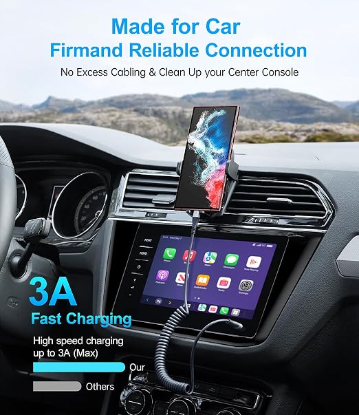 USB C to C 100W 3ft, Short Type C USBC Fast Charging Cable