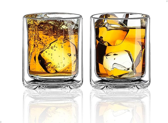 Sun's Tea Double Walled Drinking Glass, Manhattan-Style Glass