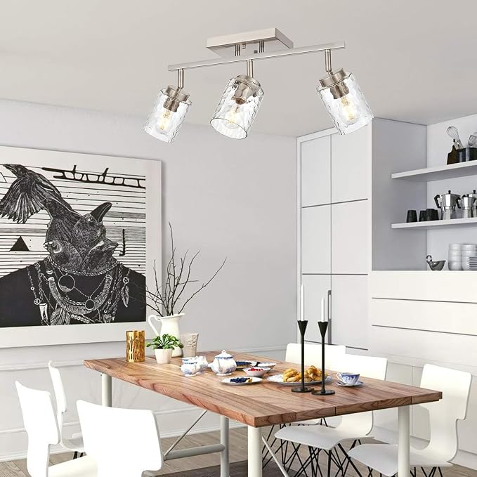 Track Ceiling Lighting, 3 Light Vanity Lights
