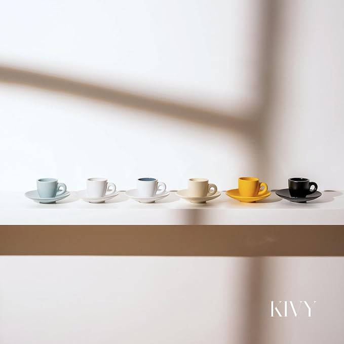 KIVY Espresso Cups Set 4x 3oz