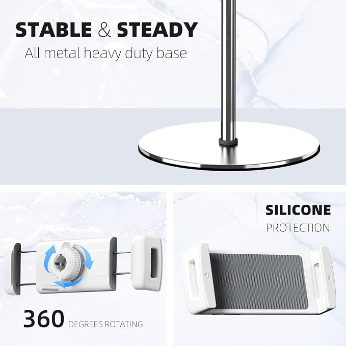 OATSBASF Heavy-Duty Tablet Floor Stand
