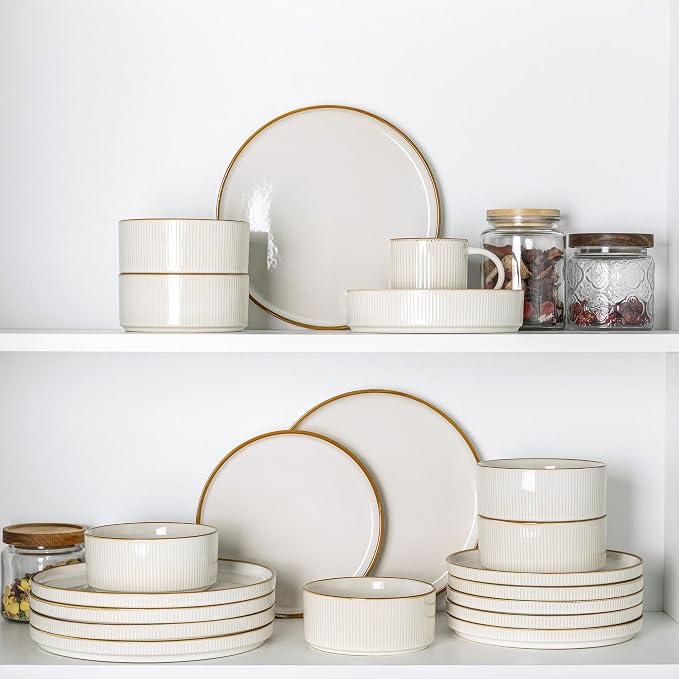 GBHOME Stoneware Dinnerware Sets