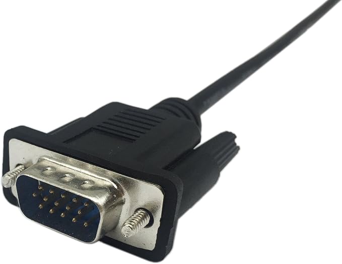 CERRXIAN 1ft VGA SVGA 15 Pin HD15 Male to Female Adapter Video Monitor