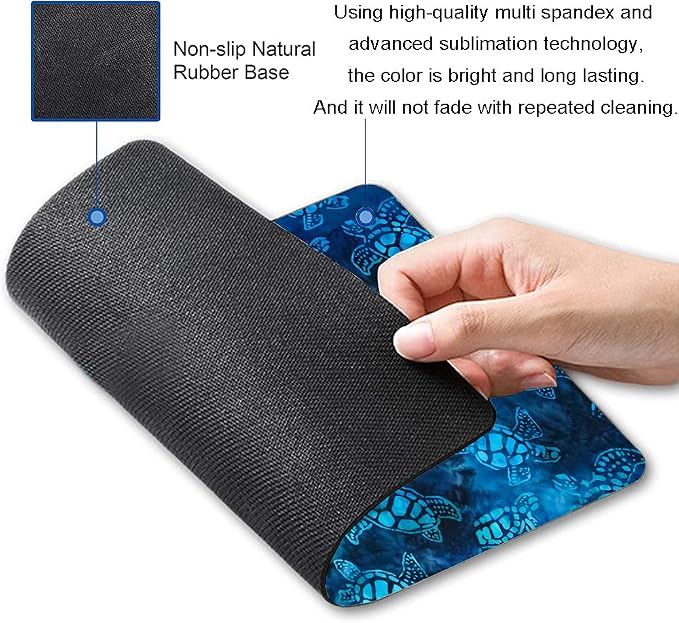 Mouse Pad, Animal Mouse Pad Custom Design, Square Waterproof Mouse Pad Non-Slip