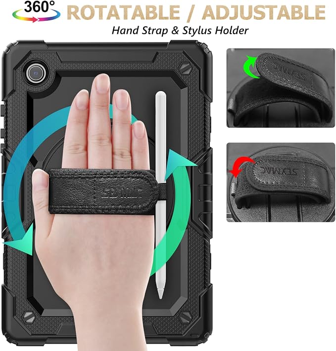 SEYMAC stock Case for Samsung Galaxy Tab A8 10.5'', Full-Body Drop Protection