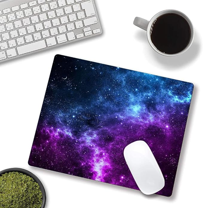 Galaxy with Lots of Star Mouse Pad, Cosmic Nebula Mouse Pad Custom Design