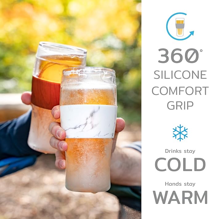 Host Freeze, Frozen Mugs, Freezable Pint Set, Beer Keep Your Drinks Cold