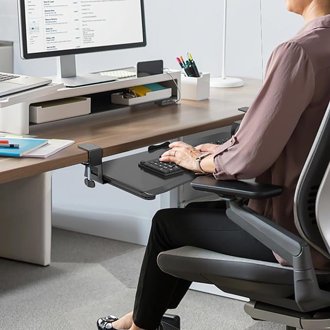 suptek Keyboard Tray Under Desk Pull Out