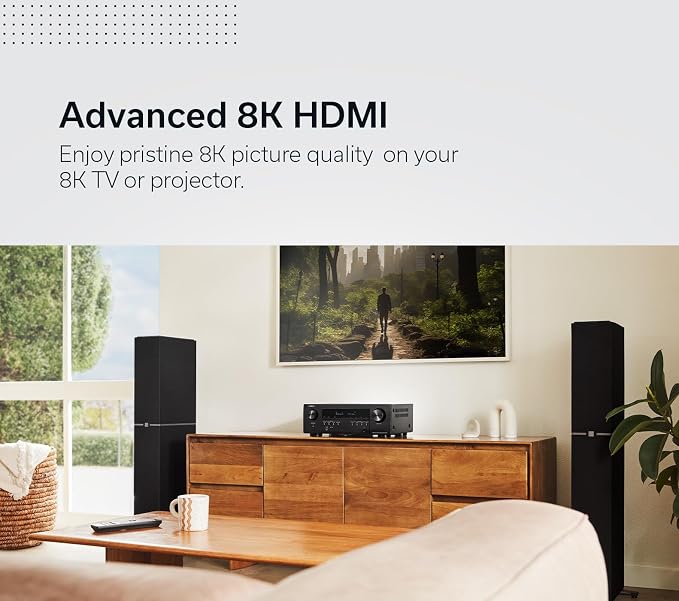 Denon AVR-S770H 7.2ch 8K Smart AV Receiver