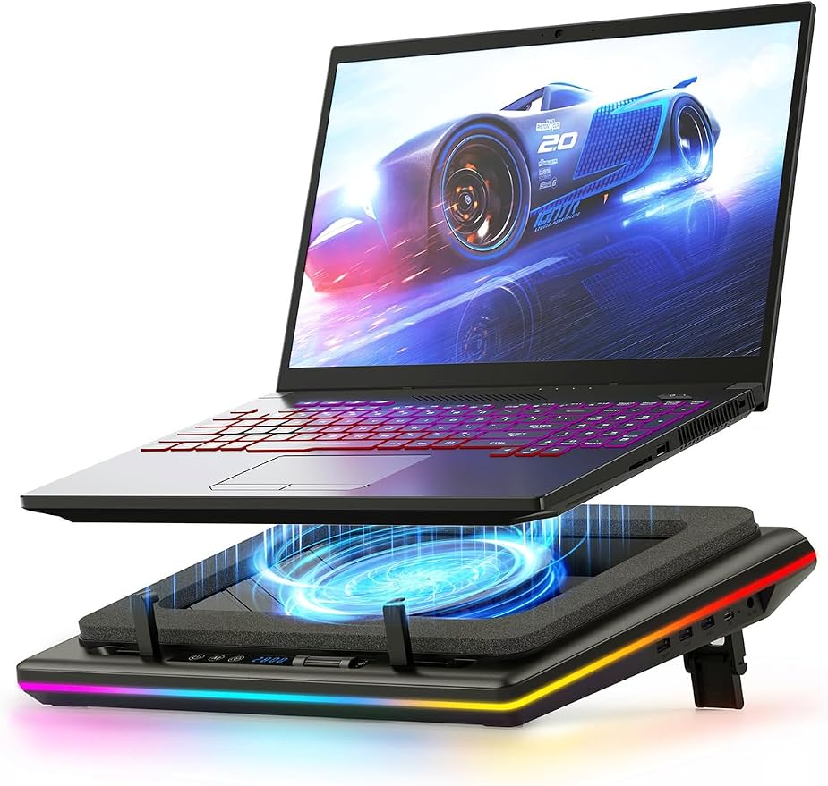 llano V12 RGB Laptop Cooling Pad, Gaming Laptop Cooler