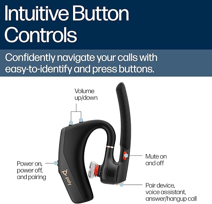 POLY Voyager Legend 50 UC Bluetooth Headset