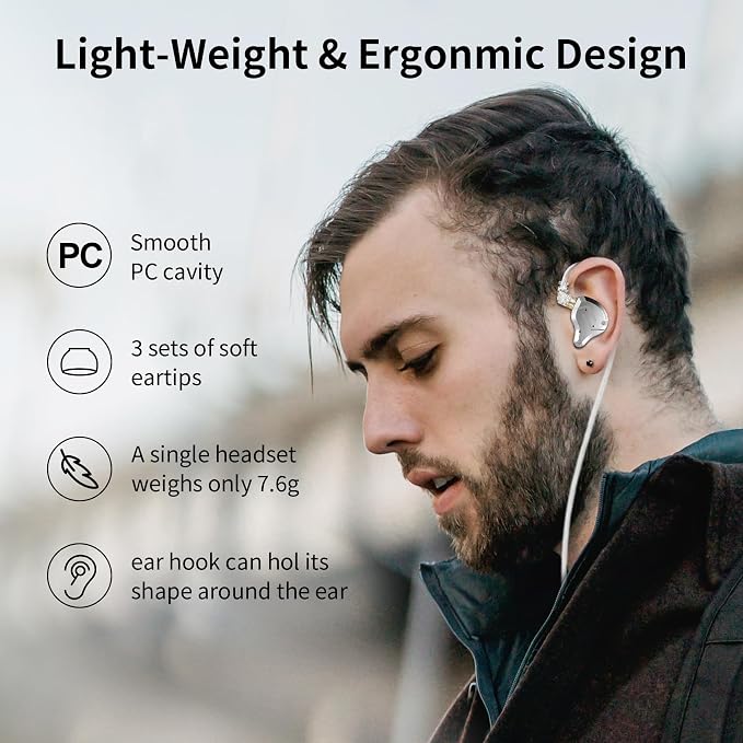 Gaming Earbuds Headphone, KZ ZS10 Pro Gaming