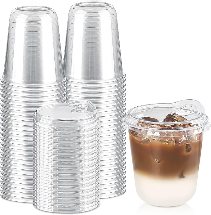 12 oz Round Bottom Clear Plastic Cups