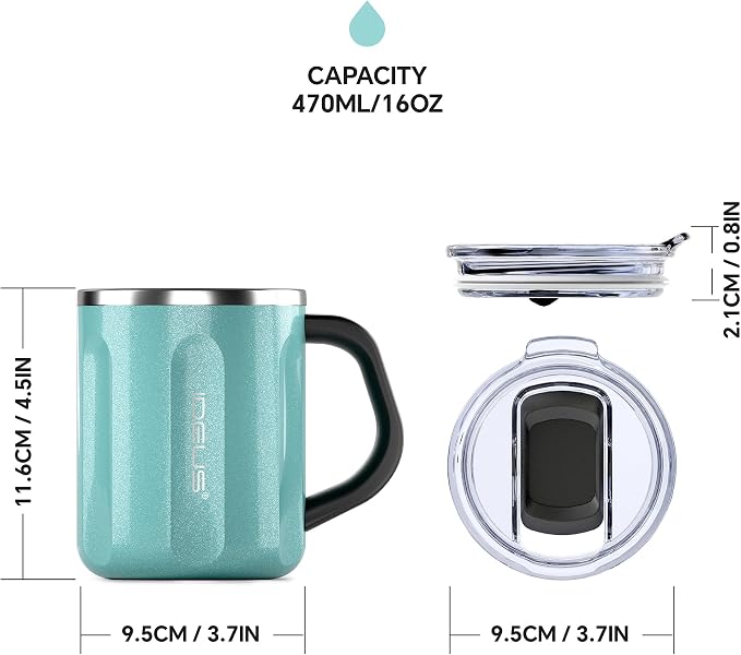 Ideus 16 oz Insulated Coffee Mug