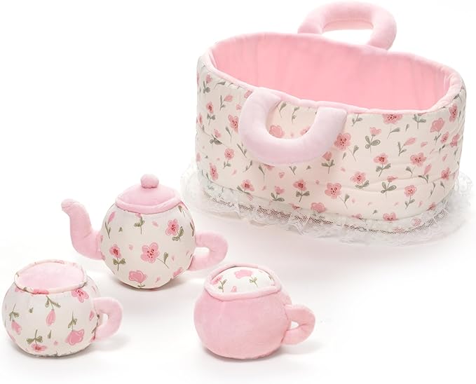 LeyaDoll Tea Party Playset, Pretend Play Baby Doll Accessories | Pretend Play