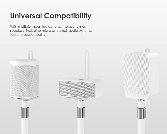 FITUEYES Design Adjustable Speaker Stands Pair
