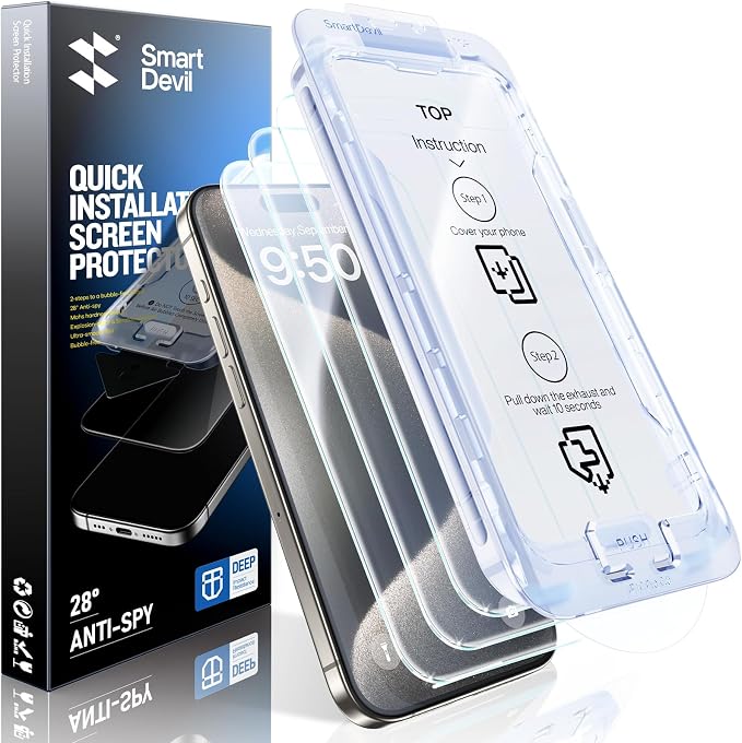 SMARTDEVIL 2 Pack Screen Protector