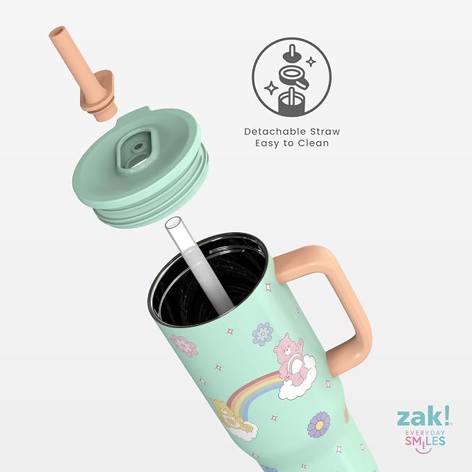 Zak Designs Care Bears 30oz Spill-Proof Insulated Stainless Steel Tumbler | BPA