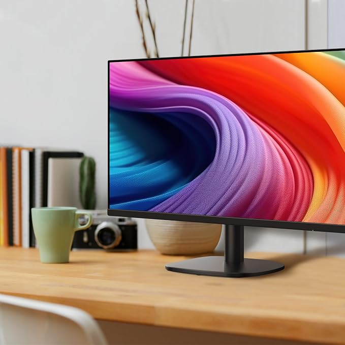Amazon Basics 24 in Monitor, FHD 1080P, Max 100Hz, VESA Compatible, Built-in