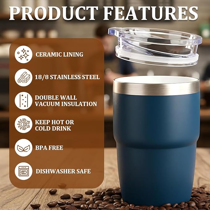 Zenbo 8 oz Stackable Espresso/Coffee Cups