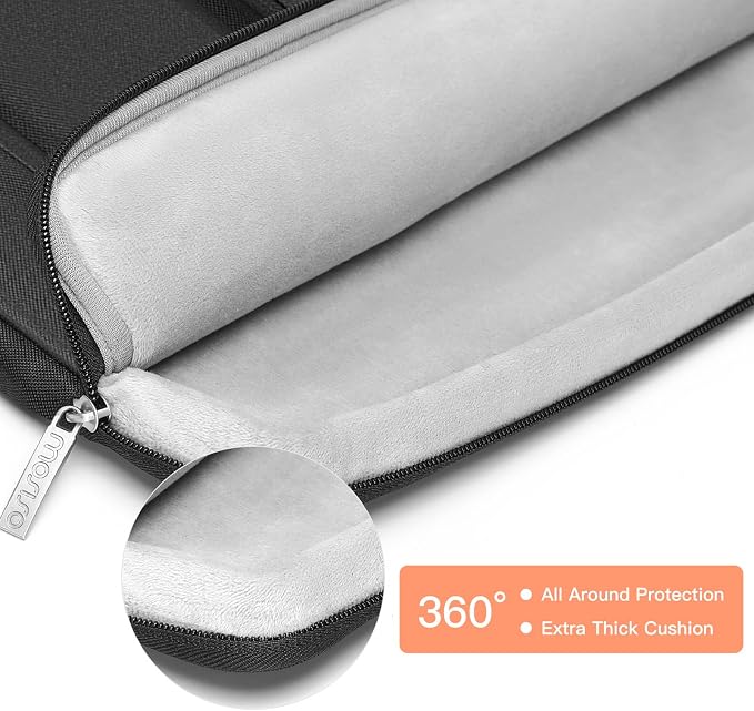MOSISO 360 Protective Laptop Case 16 inch, 15-15.6 inch Laptop Sleeve Compatible