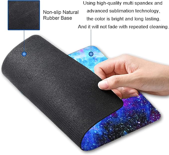 Mouse Pad, Square Anti-Slip Rubber Mousepad