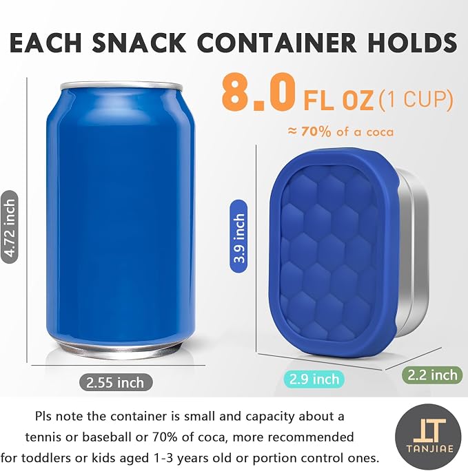 Small Stainless Steel Snack Containers