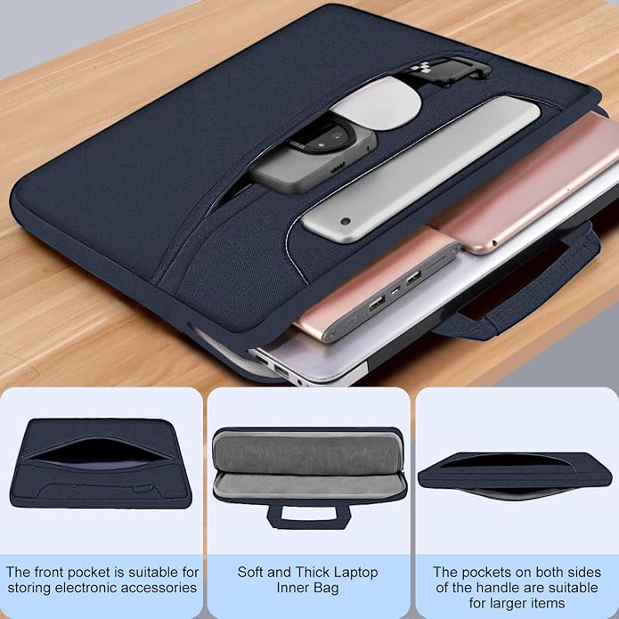 Universal Laptop Shoulder Bag 13-17.3 Inch Shockproof Briefcase