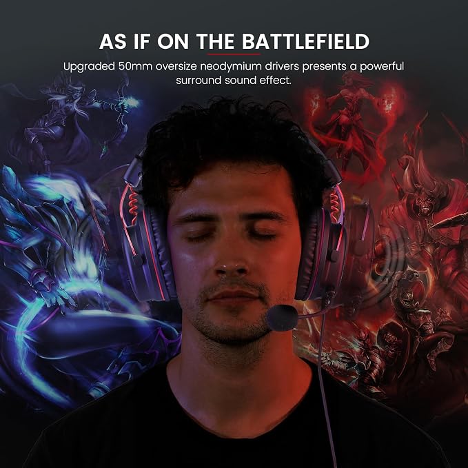 EKSA E900 Gaming Headset with Microphone
