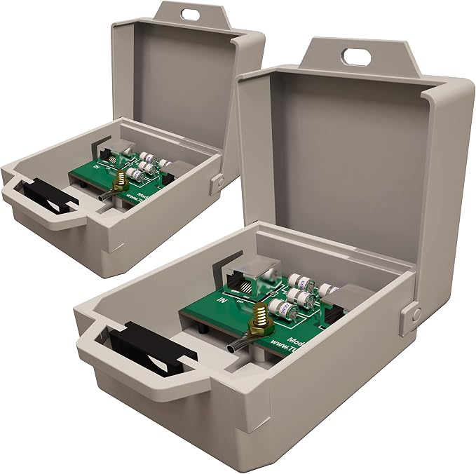 Tupavco Outdoor Ethernet Surge Protector PoE+ Gigabit