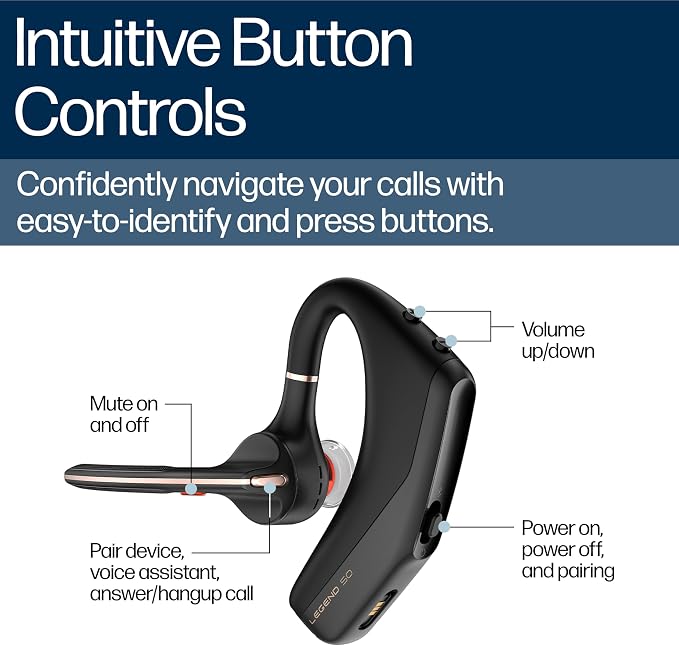 POLY Voyager Legend 50 UC Bluetooth Headset