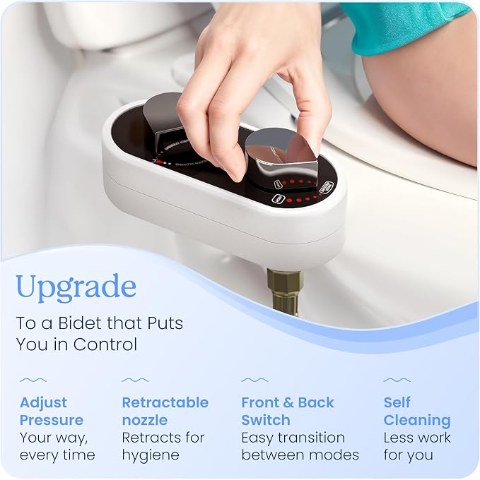 Bidet Attachment for Toilet Seat