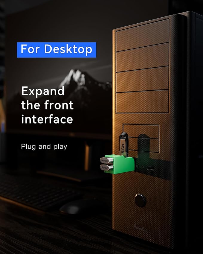 FORIDA 3 Ports USB 3.0 Adapter, USB Hub