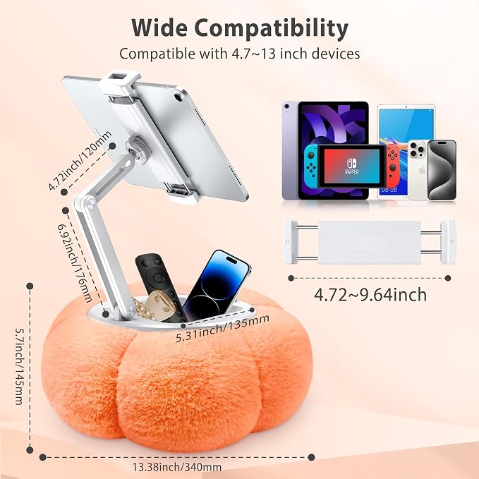 CreaDream Pumpkin Tablet Pillow Stand Holder