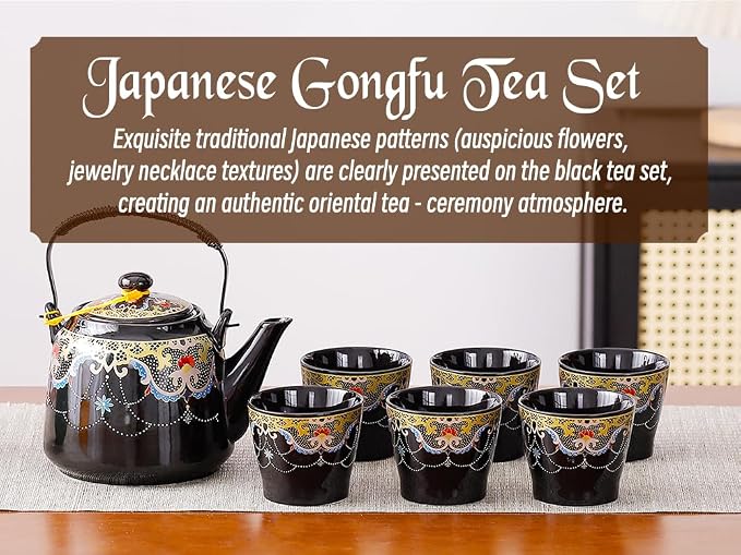 Japanese Tea Set for Adults, Japanese Teapot Set