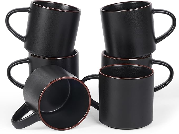 famiware Coffee Mugs Set of 6, Nebula 14oz Coffee Mugs Ceramic Cup Set |