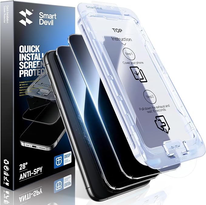 SMARTDEVIL 2PACK Privacy Screen Protector