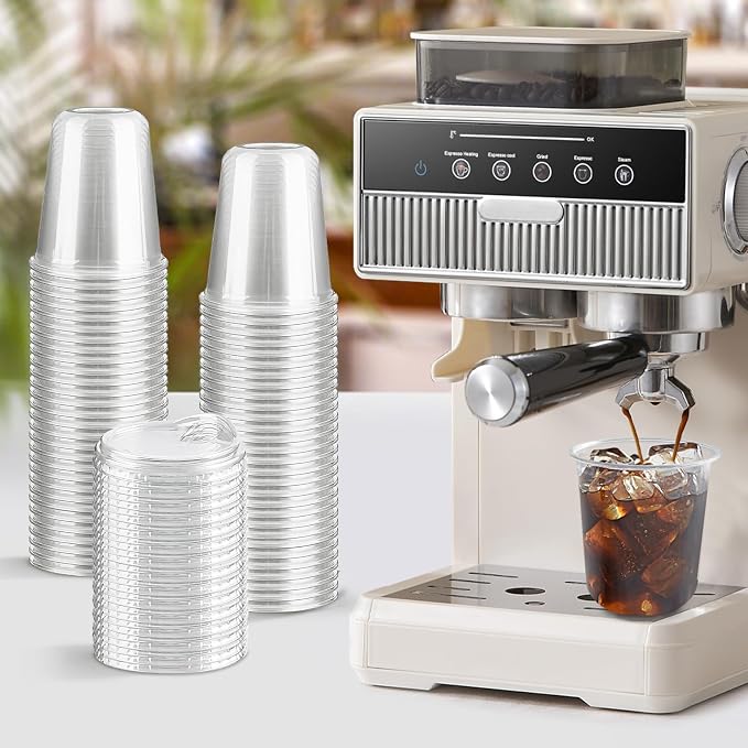 12 oz Round Bottom Clear Plastic Cups