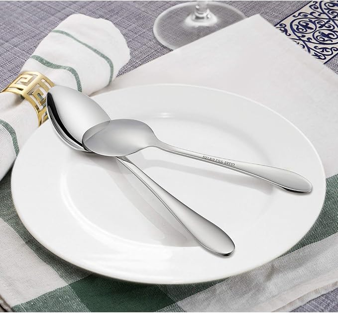 LIANYU 30 Piece Silverware Set for 6, Stainless Steel Flatware Cutlery Set