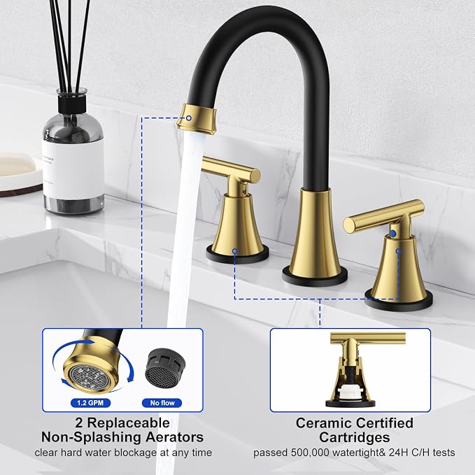 Bathroom Faucets for Sink 3 Hole