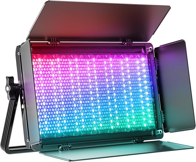 GVM 1500D RGB Video Light, 75W Photography Light