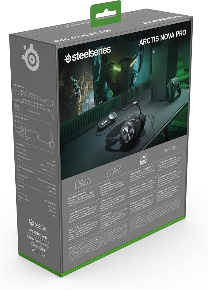 SteelSeries Arctis Nova Pro Wireless Xbox Multi-System Gaming Headset