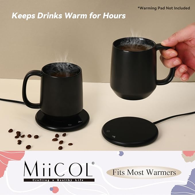 Miicol Ceramic Coffee Mug, 16 oz Large Coffee Cup, Tea Mug