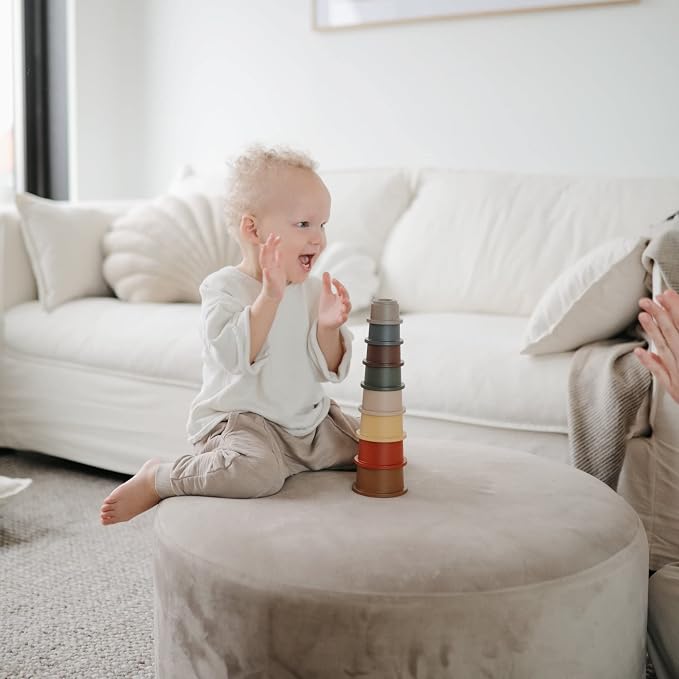mushie Stacking Cups Toy | Made in Denmark