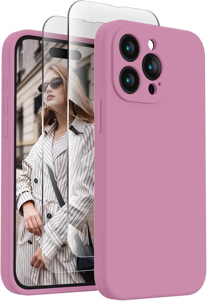 FireNova Designed for iPhone 15 Pro Max Case, Silicone Upgraded Phone Case with